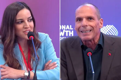 Γιάνης Βαρουφάκης: Επεισοδιακή συνέντευξη σε συνέδριο, αποκάλεσε δημοσιογράφο «γελοία»